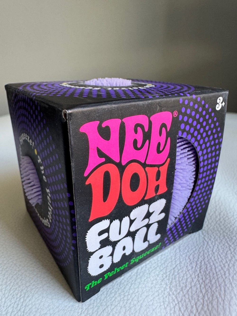 SHIPS TODAY! Nee Doh Fuzz Ball purple Squishy Fidget TikTok Viral Toy NEW